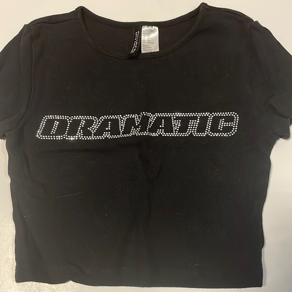 Dramatic crop top XS